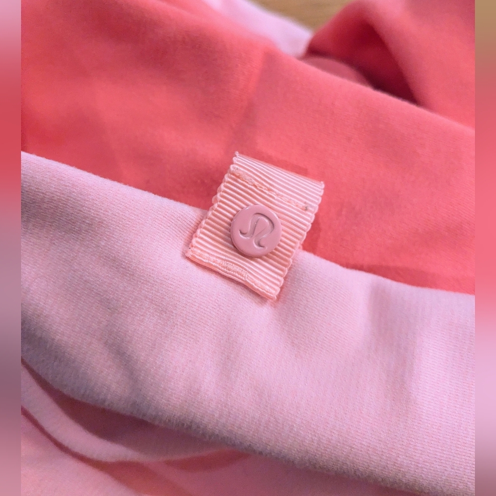 EUC Lululemon Pink and Light Pink Vinyasa Scarf - Like New!